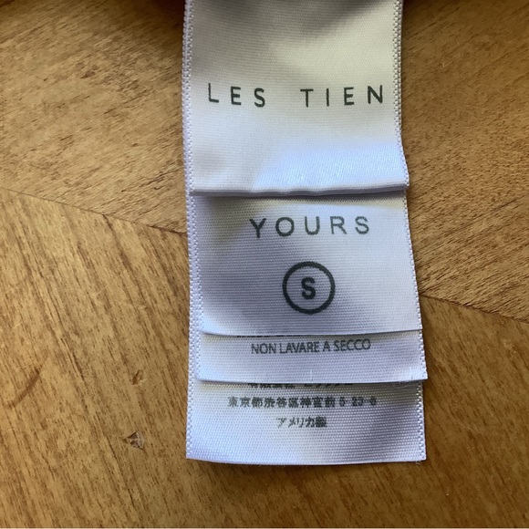 Les Tien Unisex Heavyweight Crew Neck Sweatshirt Size Small Light Purple FLAWS - Picture 7 of 11